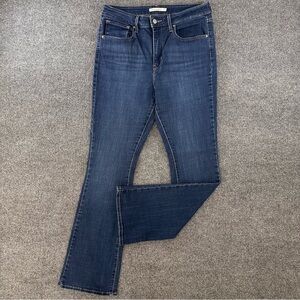 Levi’s Women’s 725 High Rise Bootcut Jeans Dark Wash Weatern Cowgirl Denim 31